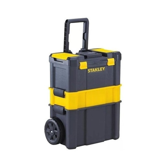 Caja De Herramientas Stanley Stst18631 De Plástico Con Ruedas 62.3cm X 28cm Negra