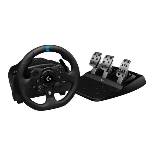Simulador Logitech G G923 - Volante Y Pedales - Pc Y Xbox Color Negro