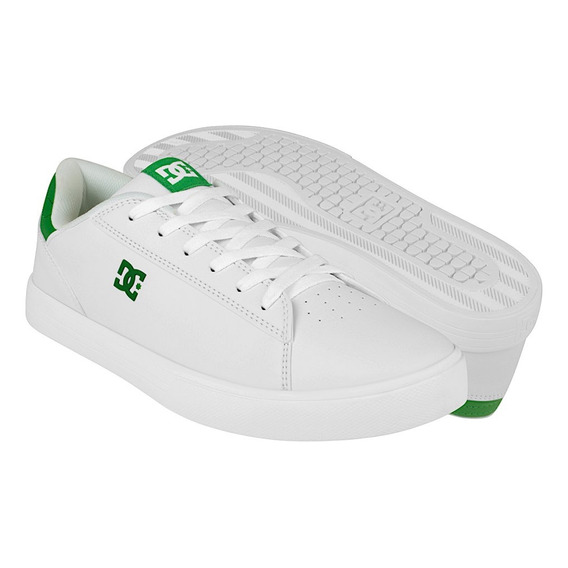 Tenis Hombres Dc Shoes Txmx Adys100500wg4 Simipiel Bco