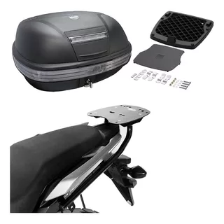 Baú Givi 46 Litros E460nt + Bagageiro Scam Cb 500x