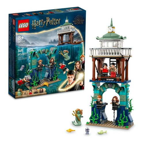 Kit Lego Harry Potter Torneo De Tres Magos Lago Negro 76420 349 Piezas 3+