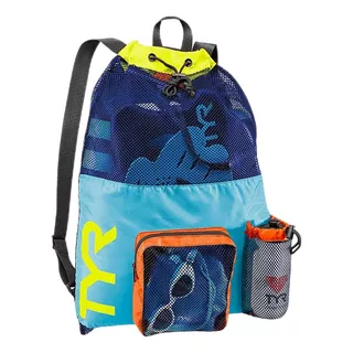 Mochila Tula Bolso Morral Tyr Natación Piscina Gimnasio Azul