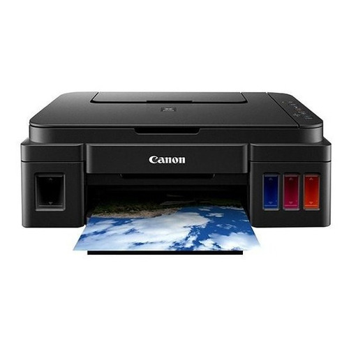 Impresora a color multifunción Canon Pixma G3100 con wifi negra 100V/240V