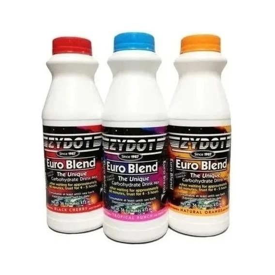 Suplemento en polvo ZYDOT  Euro blend Euro Blend bebida carbohidratada sabor tropical punch en pote