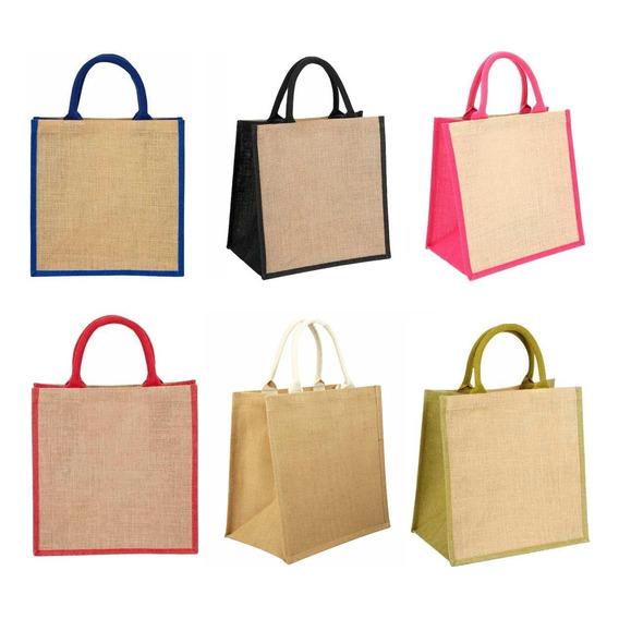 15 Piezas Bolsa Yute Spring Colores