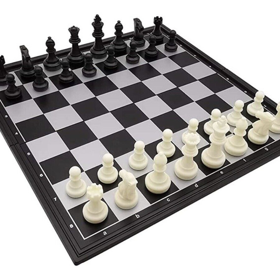 Ajedrez Magnético Juego De Mesa Chess Game Tablero 33x33cm