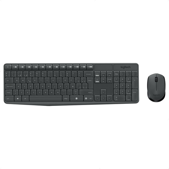 Logitech Mk235, Combo Inalámbrico Teclado Multimedia Y Mouse