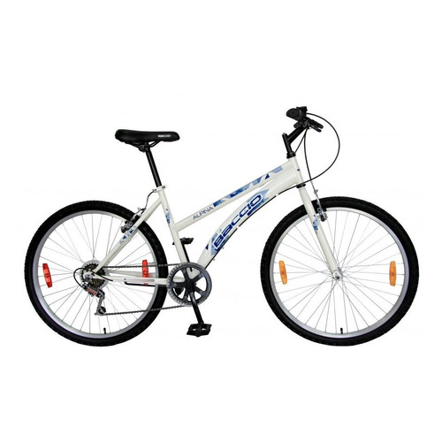 Bicicleta Baccio Alpina Lady Rodado 26 Color Blanco/Celeste