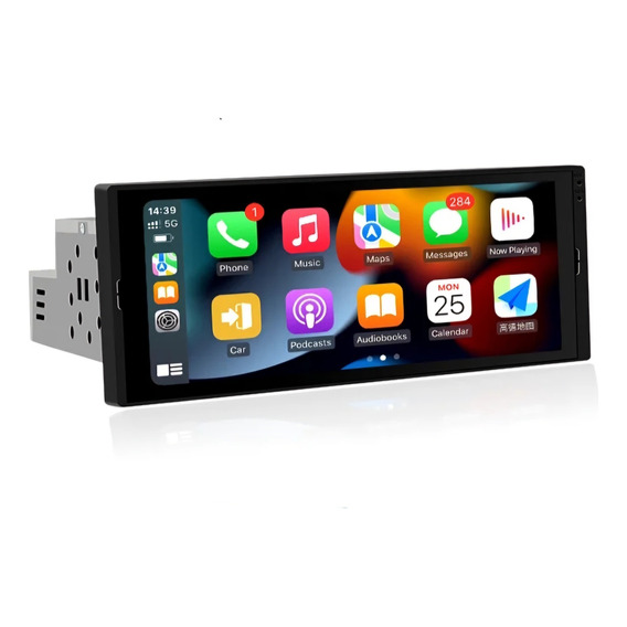 Radio Multimedia Android 1 Din Pantalla 6.9 Carplay + Camara