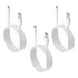Cable Carga Rápida 6a 120w Pack X3 Transmisión De Datos Blanco
