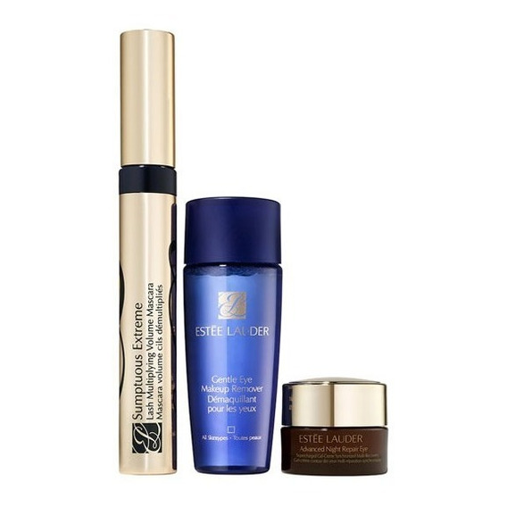 Set Estée Lauder: Máscara Pestañas +desmaquillante +contorno