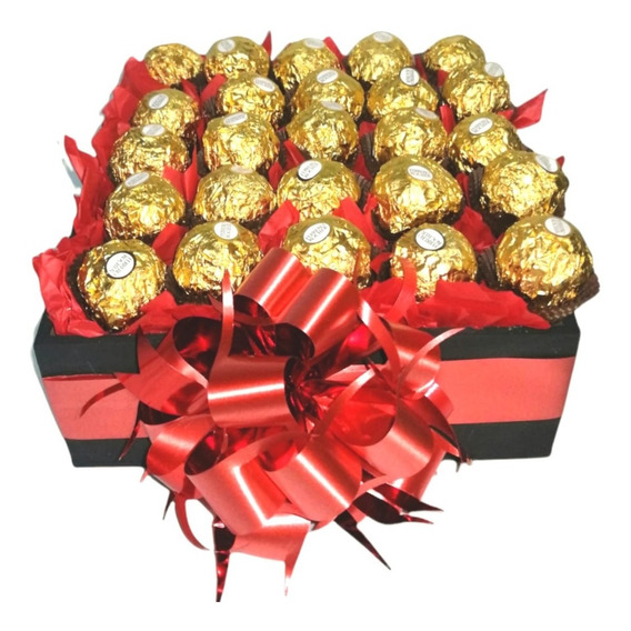 Regalo En Caja Chocolates Ferrero Rocher  25 Pzas