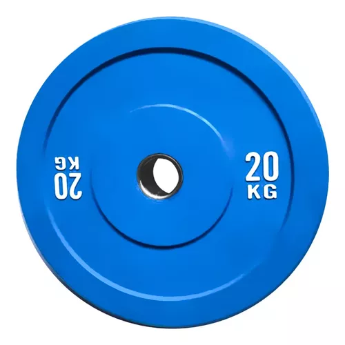 DISCOS OLÍMPICOS XTREME SPORT PESAS 10KG X 2 CAUCHO/ACERO