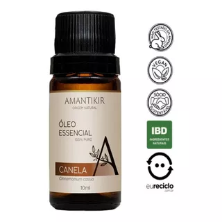 Leo Essencial Canela 10ml Puro Amantikir Antisséptico