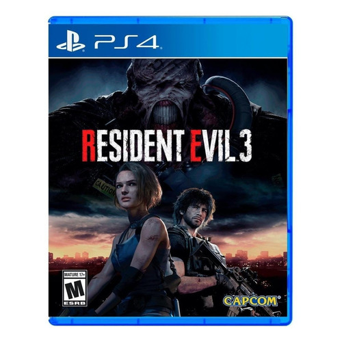 Juego Resident Evil 3 Remake para medios físicos de PS4