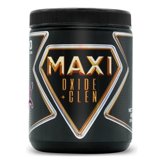 Óxido Nítrico + Clenbuterol Maxi Protein 400g Pre Entreno Sabor Mora