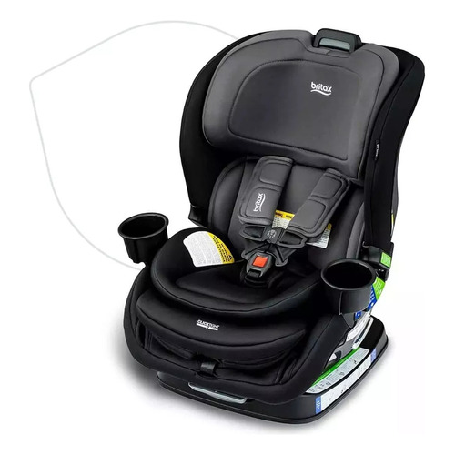 Butaca Auto Bebe Britax Poplar Convertible Isofix Color Onixstone