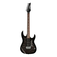 Guitarra Eléctrica Ibanez Rg Gio Grx70qa De Álamo Transparent Black Sunburst Con Diapasón De Amaranto