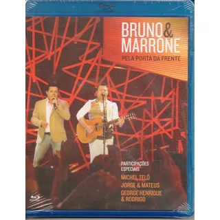 Bruno & Marrone Blu-ray Pela Porta Da Frente Novo Original