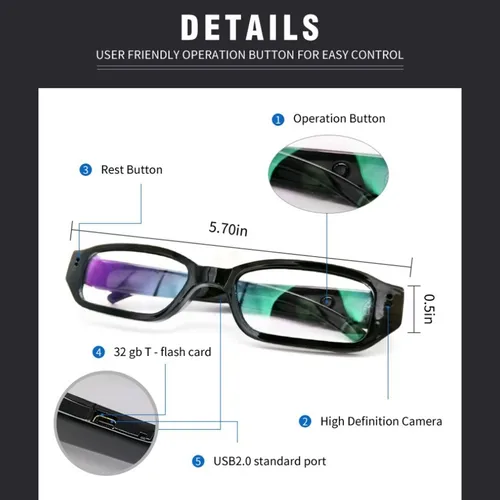 Lentes con camara espia mercadolibre sales