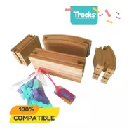 Tracks Pack 20 Vías Madera Extensión 100 % Compatible