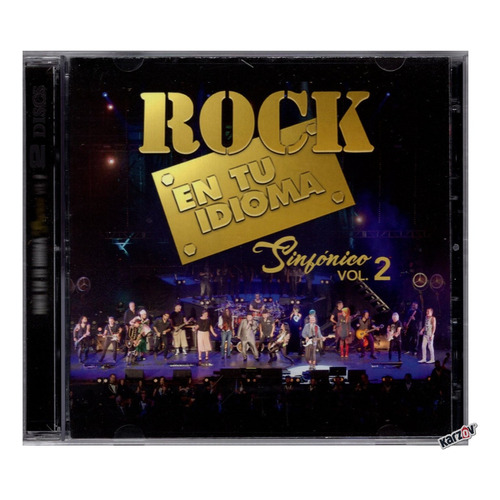 Rock En Tu Idioma Sinfonico Volumen 2 Dos - Disco Cd + Dvd