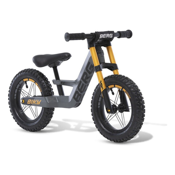 Bicicleta De Balance Biky Cross Gris