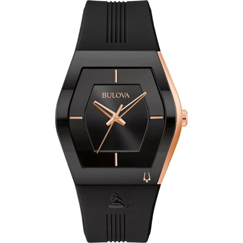 Reloj Bulova Latin Grammy Original Para Hombre Color de la correa Negro Color del bisel Negro Color del fondo Negro