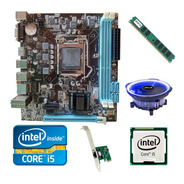 Kit Upgrade Gamer Intel I5/ H61/ 4gb Ram/ Cooler Led/ Brinde