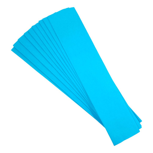 Paquete De 10 Papel Crepe Un Color Pascua 200cm X 50cm Color Azul cielo