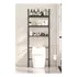 Mueble Organizador De Baño 3 Niveles Color Blanco - Cs. Color Negro