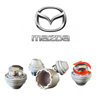 4 Birlos Seguridad Galaxylock Mazda Cx5  Ha3/m