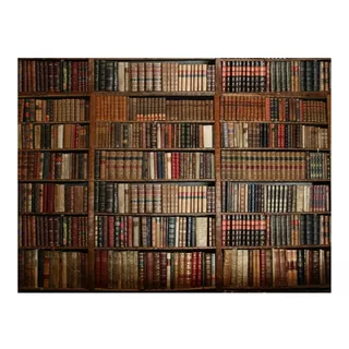 Auto Adesivo Decorativo Parede Livros Biblioteca 4m²