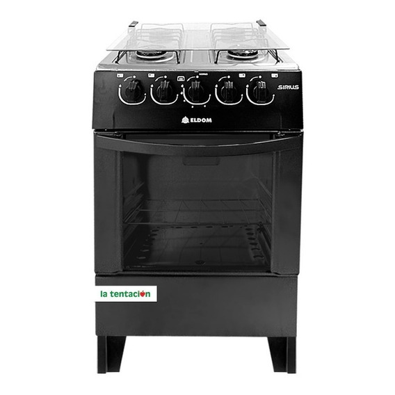 Cocina Eldom Sirius A Gas Supergas 4 Hornallas Mesada Inox