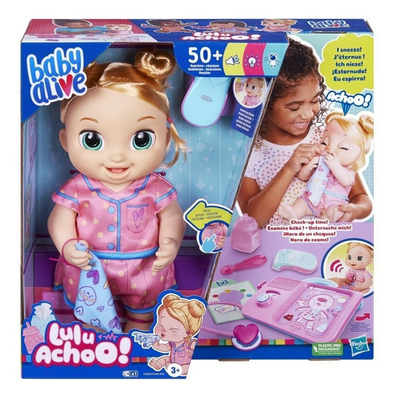 Baby Alive - Muñeca Lulu Achoo - Rubia / Diverti