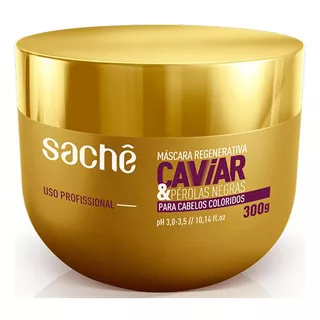 Máscara Regenerativa Caviar & Pérolas Negras Sachê 300g