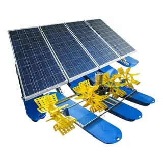 Aireador De Paletas Solar 1000w (kit Con Panel Y Baterías)