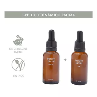 Kit  Dúo Dinámico Facial Serum Vegaplay Vegan