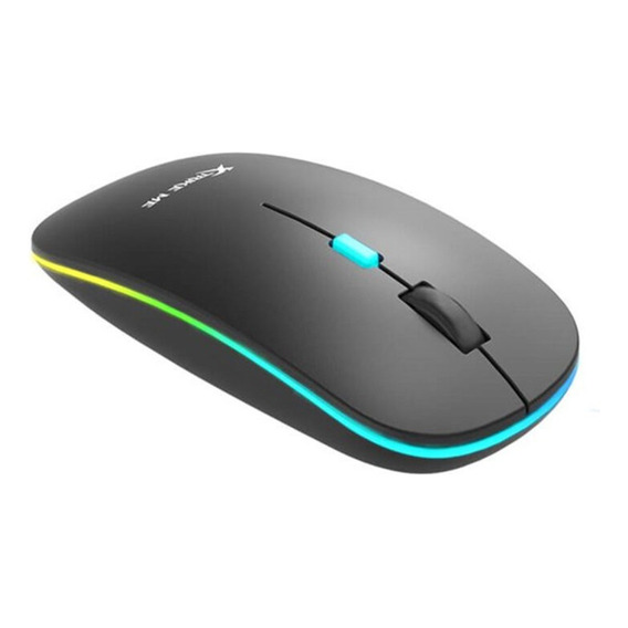 Mouse Gamer Inalambrico Xtrike Me Dpi 1600 7 Colores Color Negro