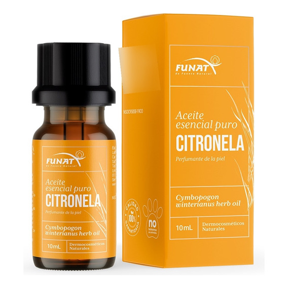 Aceite Esencial Puro Citronela Marca Funat