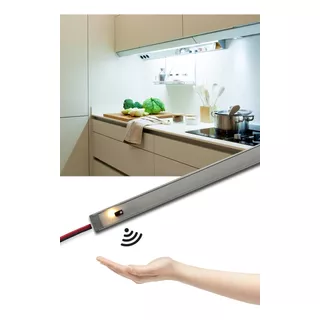 Led 1 Mt Con Sensor + Listón Aluminio Cocina Alacena Mesada