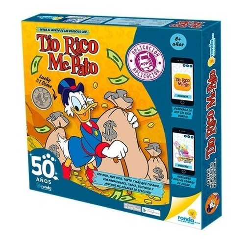 Juego De Mesa Ronda Monopolio Tio Rico Pequeño