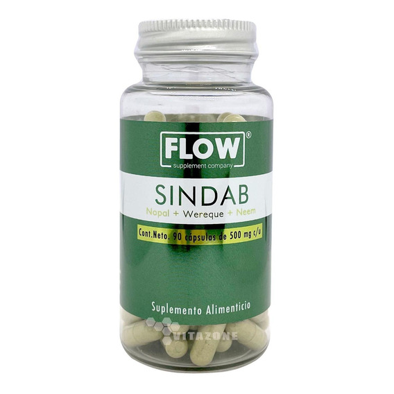 Nopal Wereke Neem 90 Capsulas Sindab Flow