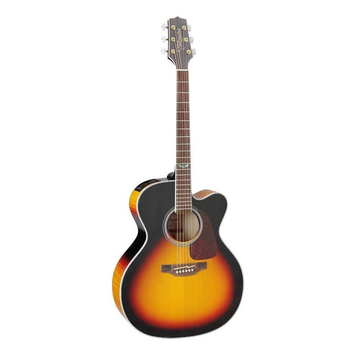 Guitarra acústica Takamine GJ72CE para diestros brown sunburst brillante