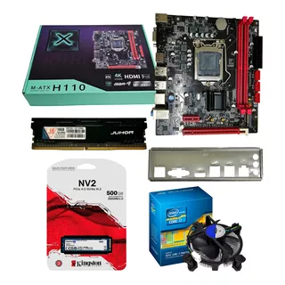 Kit Processador I7 6700 + Placa Mãe 1151 + 16gb + Ssd 500gb