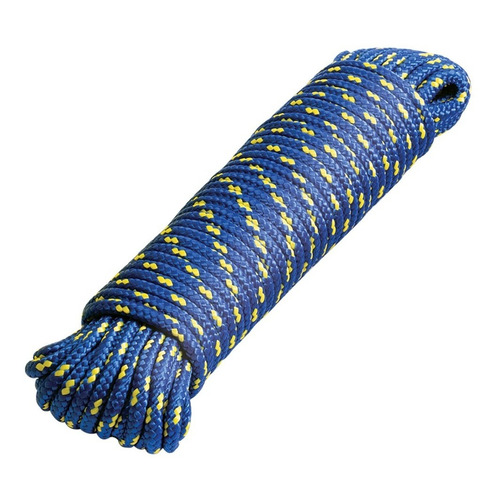 Piola De Nylon De 5 Mm X 15 M Multicolor, Fiero 47808 Color Azul