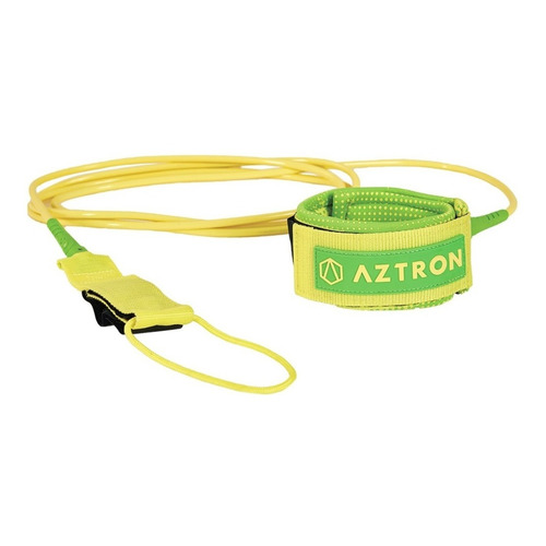 Pita Aztron /sup - Coil Leash Surf 8,0 Amarilla Para Tablas