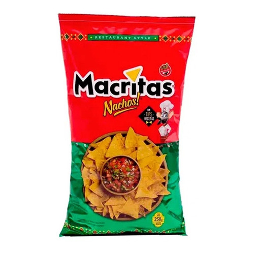 Nachos Macritas X 250 Grs