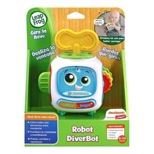 Robot Diver Bot Musical Con Luz Leap Frog Nuevos Color Blanco