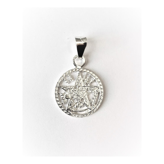 Dije Tetragrámaton Amuleto De Plata 925